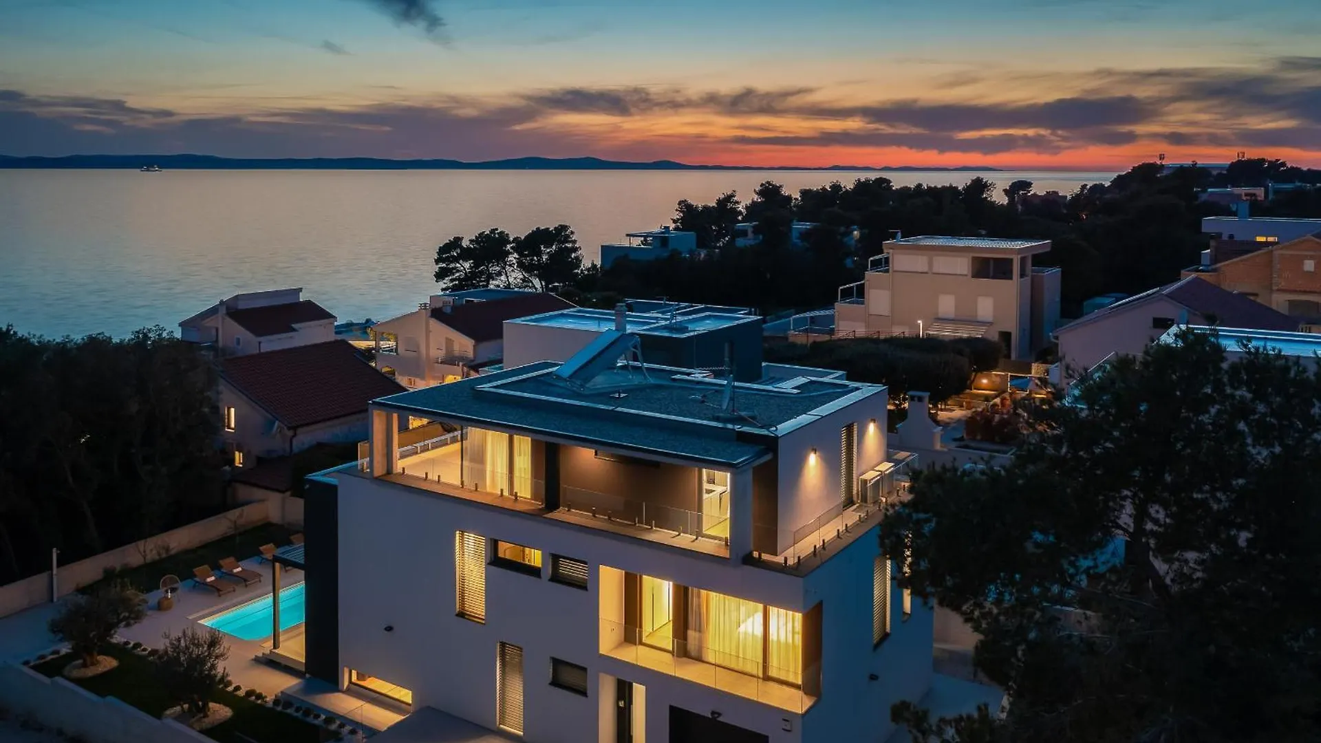 Villa Acacia With Heated Pool Petrcane Croatia