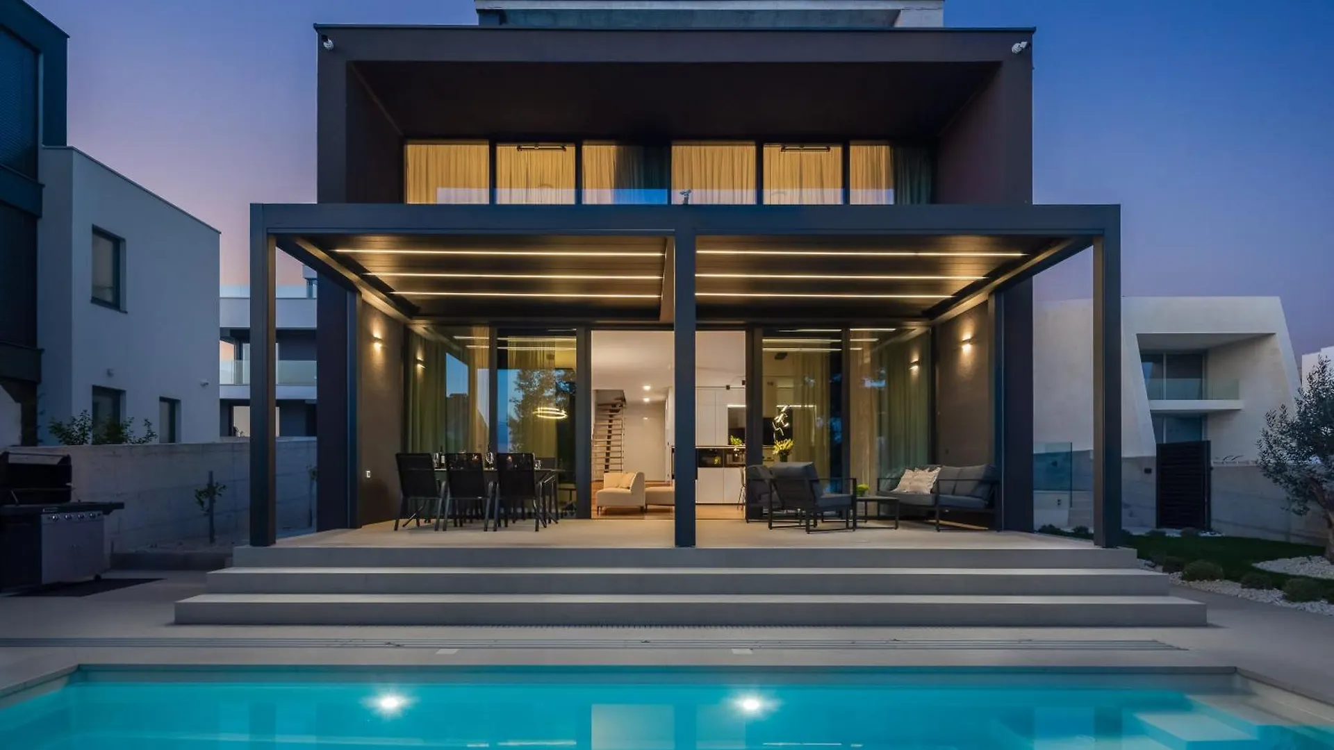 Villa Acacia With Heated Pool Petrcane Croatia