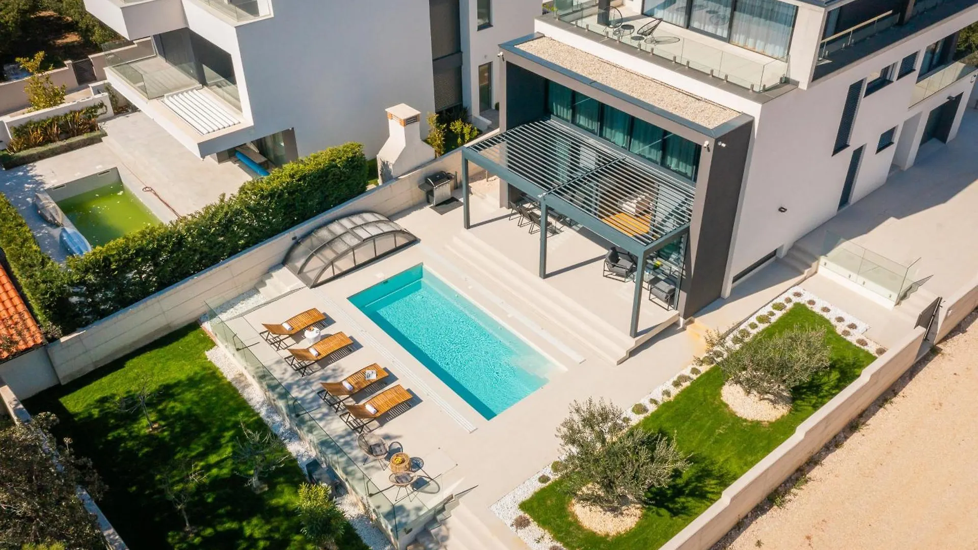 Villa Acacia With Heated Pool Petrcane Croatia